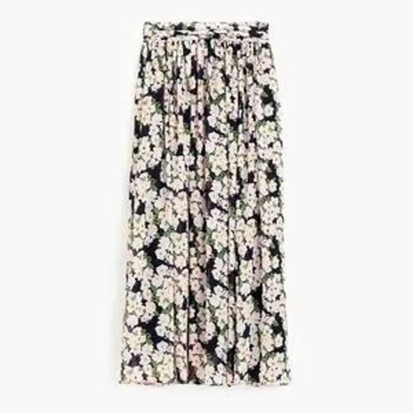 J.Crew French Floral Maxi Skirt Size 14 - Picture 5 of 10